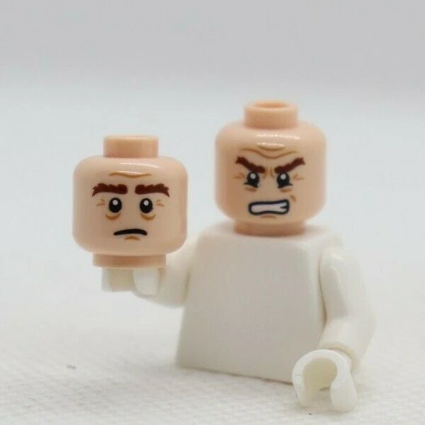 CABEZA -DOBLE mueca cejas tupidas Gimli Señor de los Anillos LEGO® pieza de minifigura Foto 1 de 1