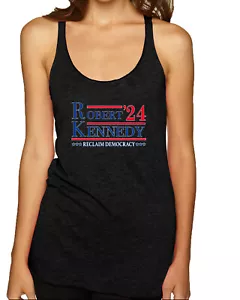 Camiseta sin mangas Robert F. Kennedy Jr. Reclaim Democracy American Pride TriBlend Racerback - Imagen 1 de 7