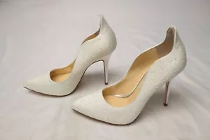 Jessica Simpson Women's Happily Ever After Wayva Heels AH4 White Size 7.5 - Picture 1 of 9