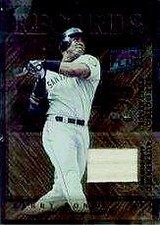 2002 (GIANTS) Donruss Best of Fan Club Records Game Bat #R3 Barry Bonds SLUG