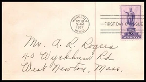 USA FDC - 1937 - Hawaii Terriorty, Scott # 799 - Picture 1 of 1