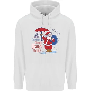 Christmas Climate Change Matters Santa Childrens Kids Hoodie - Picture 1 of 72
