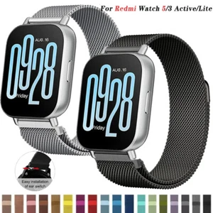 Sport Milanese Metall Armband Für Redmi Watch 5 Active 5 Lite Smart Watch Ersatz - Bild 1 von 26