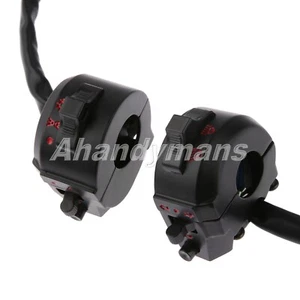 7/8" 22mm Motorcycle Switch Handlebar Horn Turn Signal Light Left Right Control - Picture 1 of 8