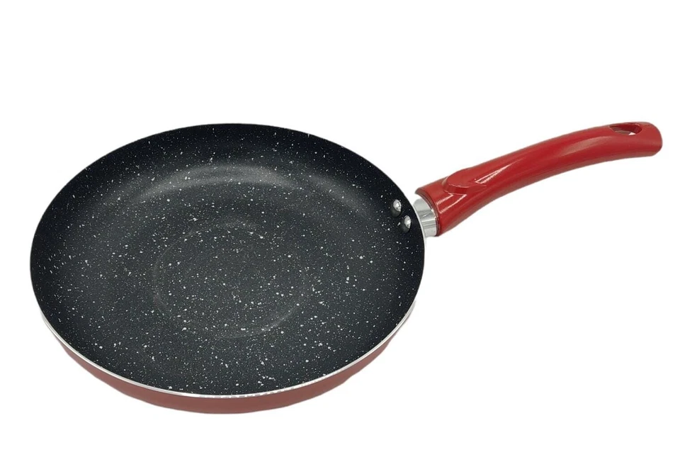 Bergner Set 3 padelle con Rivestimento Pietra antiaderente colore Rosso o Nero