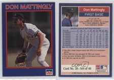 1990 Starline Long John Silver's Don Mattingly #28