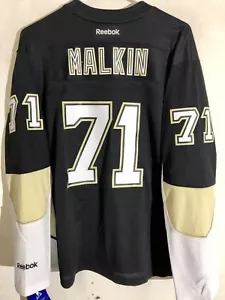 Reebok Women's Premier NHL Jersey Pittsburgh Penguins Evgeni Malkin Black sz XL - Picture 1 of 1