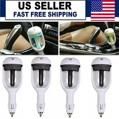 Car Air Humidifier Diffuser Essential Oil Ultrasonic Aroma Mist Purifier Mini - Image 1 of 4