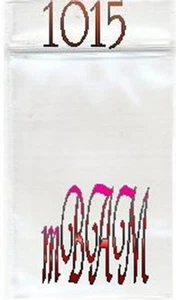 PAQUETE DE 100 1015 BOLSAS CON CREMALLERA DE MANZANA POLIETILENO TRANSPARENTE 1.0x1.5" MINI BOLSAS - Imagen 1 de 12