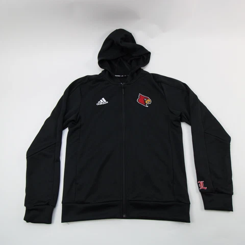 Louisville Cardinals adidas Jacket Men's Black New Cover