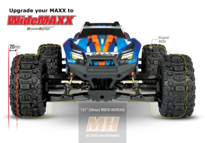 Traxxas Maxx 4x4 Sur Neuf Conversion Konfigurator Rouge Déjà Installé - Photo 1/2