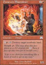 Dwarven Blastminer - Onslaught - LP, English MTG Magic FLAT RATE SHIP