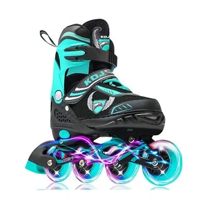 Inline Skates for Kids,Roller Blades,Adjustable Roller Skates with 4 Illumina... - Picture 1 of 7