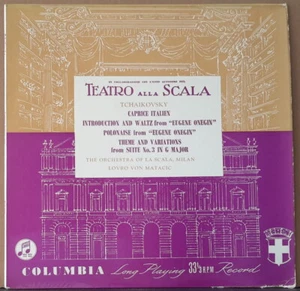COLUMBIA 33CX 1772 ED 1 UK 1961 TCHAIKOVSKY - CAPRICE ITALIEN VON MATACIC - Bild 1 von 3