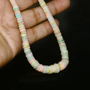 Bestseller Top Quality Opal Tyre Beads minimalist vintage necklace jewelry 6256 - Picture 1 of 2