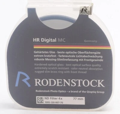Rodenstock Neutral Density (ND) 2 fstop (x4) 77mm HR  MC Filter NEW OLD STOCK - Image 1 of 2