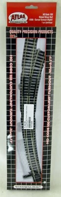 HO Scale Code 100 Custom-Line Mark IV Curved Turnout (Right) - Atlas #288 - Image 1 of 2