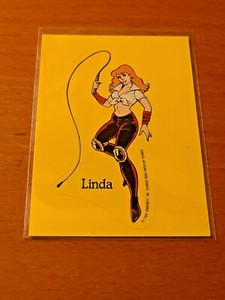 DOUBLE DRAGON LINDA 1989 TOPPS NINTENDO STICKERS #2
