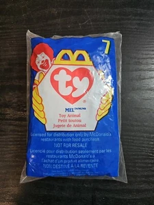 1998 McDonald's TY Teenie Beanies #7 Mel NEW in Package - Picture 1 of 5