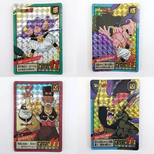 Dragon Ball Carddass Kira Juego de 4 Piezas Majin Buu Android Super Battle Nº34 1991 N - Imagen 1 de 9