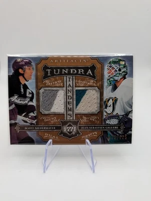 2006-07 Artifacts Tundra Tandems Scott Niedermayer J.S. Giguere /125 #TT-NG - Image 1 of 2