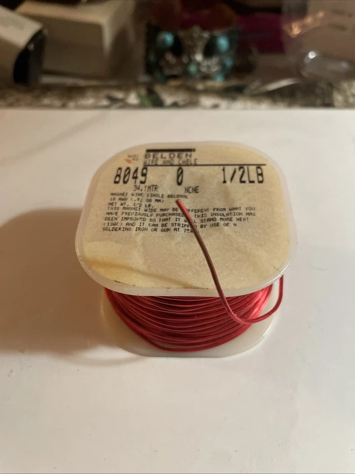 Belden Wire 8049 1/2 Lb Red (2-1) - Image 1 of 4