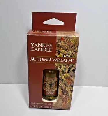 Aceite de fragancia para el hogar Yankee Candle AUTUMN WREATH 0,33 fl oz 10 ml RETIRADO RARO Foto 1 de 4