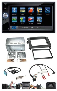 Blaupunkt Lenkrad USB Bluetooth TMC 2DIN Navigation für Mercedes A- B-Klasse W16 - Bild 1 von 11