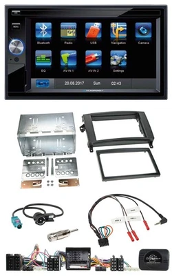 Blaupunkt Lenkrad USB Bluetooth TMC 2DIN Navigation für Mercedes A- B-Klasse W16 - Bild 1 von 4