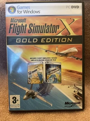Microsoft Flight Simulator X Gold Edition PC Windows w/Acceleration Expansion - Image 1 of 3