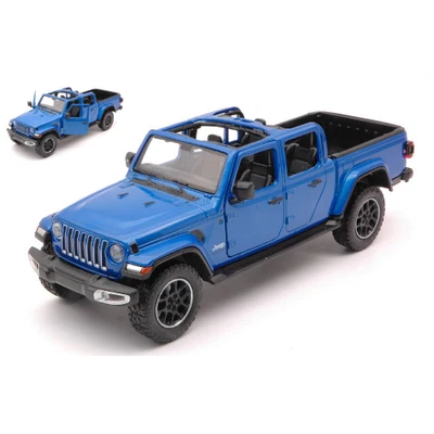 JEEP GLADIATOR OVERLAND 2020 OPEN TOP BLUE 1:24 Motormax Auto Stradali Modellino - Immagine 1 di 3