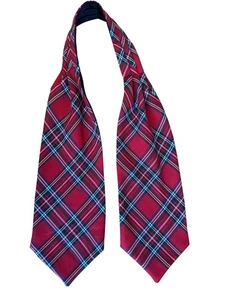 Royal Stewart Tartan Plaid Ascot Day Krawatte Made in UK - Bild 1 von 3