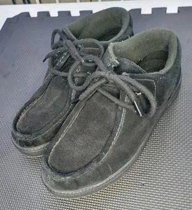 VTG IPATH Skate Chukka Shoes Cat10 7624 – Black Suede – Men’s Size 10 – Rare OG - Picture 1 of 14