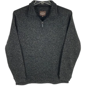 Mountain Ridge Explore Life Mens 1/4 Zip Pullover Sweater Weather- Gray Large - Picture 1 of 9