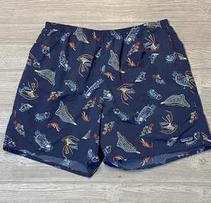Patagonia Herren Baggies Shorts Tropical Fish AOP Mesh gefüttert Badehose Gr. XXL - Bild 1 von 7