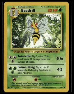 Base Set #017/102 Beedrill selten - Bild 1 von 2