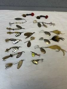 17 VTG In-Line Spinner Baits/Panther Martin/Mepps/ABU Hi-Fi + Reflex/Paul Bunyan - Picture 1 of 7