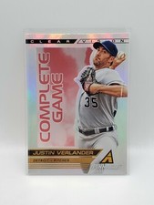 2013 Pinnacle Clear Vision Complete Game Justin Verlander #CV1 Detroit Tigers