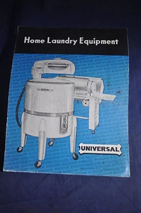 Folleto de equipo de lavandería universal para el hogar 1946 - Imagen 1 de 7