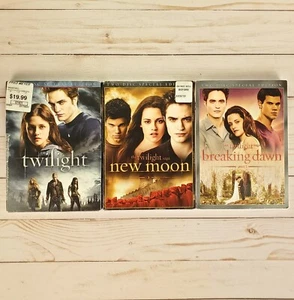 Lot 3 DVD Twilight, New Moon & Breaking Dawn Part 1 Special Editions NEW SEALED - Picture 1 of 11
