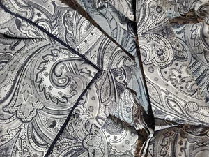 ALMOHADA RALPH LAUREN STANDARD SHAM MARIELLA/AUBREE PAISLEY GRIS AZUL - Imagen 1 de 7