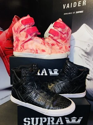 Zapato “Pink Party” Supra Skytop Croc Talla 9 y Tk Society Rosa Nylon Talla 10 Mujer 413 Foto 1 de 4