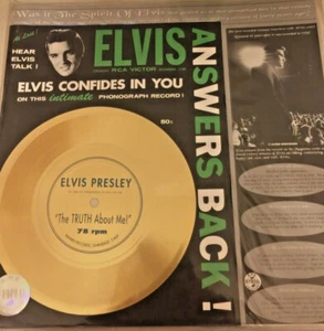 ELVIS PRESLEY "ELVIS CONFIDES IN YOU" LP/78/CD, MINT CONDITION; RARE - Picture 1 of 2