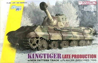 DRAGON 1:35 SMART KIT CARRO ARMATO - KINGTIGER s.Pz.Abt.506 (1944) ART 6900 - Immagine 1 di 2