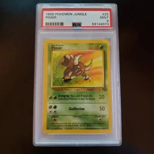 Tarjeta Pokémon rara Pinsir PSA 9 Jungle como nueva - Imagen 1 de 1