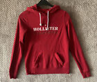 Womens Hollister  California Hoodie Sweatshirt Red White Size XS