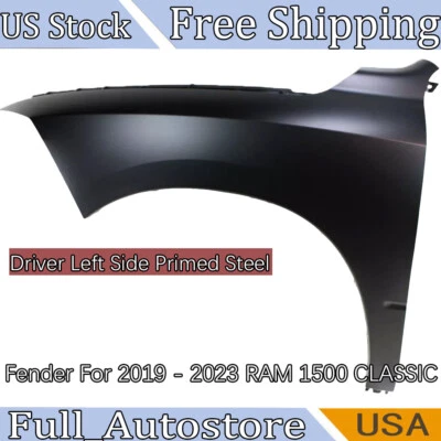 Nuevo guardabarros imprimado para 11-18 Ram 1500 2500 19-24 Ram 1500 Classic OEM# CH1240269 Foto 1 de 4