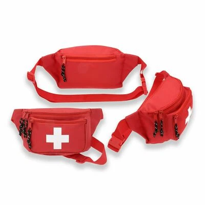 Pacote com 3 - Pacote de cintura de primeiros socorros / pacote de babá - salva-vidas estilo Baywatch EMT - Imagem 1 de 4