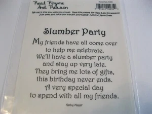 Instant Journaling Scrapbook Sticker - SLUMBER PARTY - - Bild 1 von 1