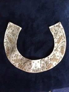 Vintage Hand Beaded Collar Made In India Excellent Condition - Picture 1 of 3